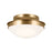 Kichler Bretta 2 Light Flush Mount, Natural Brass/Etched Cased Opal - 52544BNB