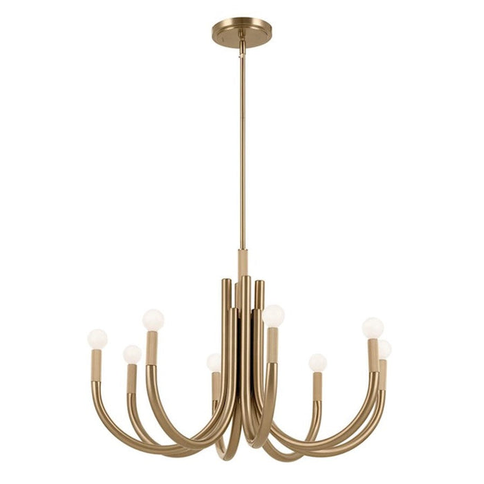 Kichler Odensa 29" 8 Light Chandelier, Champagne Bronze - 52550CPZ