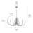 Kichler Odensa 46" 8 Light Oval Chandelier