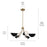 Kichler Arcus 29" 5 Light Convertible Chandelier