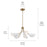 Kichler Arcus 29" 5 Light Convertible Chandelier