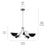 Kichler Arcus 29" 5 Light Convertible Chandelier