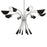 Kichler Arcus Chandelier, Satin Nickel/Black