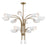 Kichler Arcus 46" 12 Light Chandelier, Champagne Bronze/White - 52561CPZWH