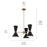 Kichler Phix Chandelier, Champagne Bronze