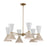 Kichler Phix 39" 12 Light Chandelier, Bronze/Greige/White - 52566CPZGRG