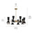 Kichler Phix 49" 16 Light Chandelier, Champagne Bronze