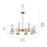 Kichler Phix 49" 16 Light Chandelier, Bronze/Greige/White