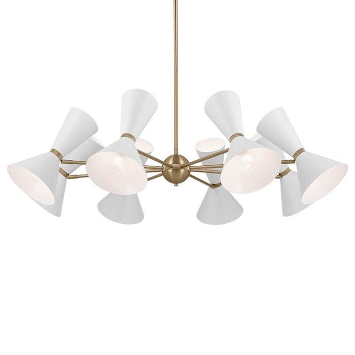 Kichler Phix 49" 16 Light Chandelier, Champagne Bronze