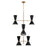 Kichler Phix 50" 12 Light Foyer Chandelier, Champagne Bronze