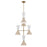 Kichler Phix 50" 12 Light Foyer Chandelier, Bronze/Greige/White