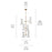 Kichler Phix 50" 12 Light Foyer Chandelier, Champagne Bronze