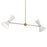 Kichler Phix 48" 4 Light Linear Chandelier, Champagne Bronze