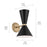 Kichler Phix 14" 2 Light Wall Sconce, Champagne Bronze