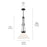 Kichler Albers 18" 1 Light Pendant