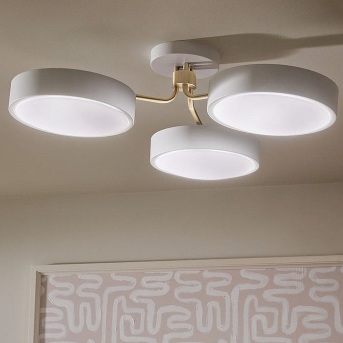 Kichler Sago 40" 3 Light Semi Flush Mount