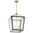 Kichler Delvin 24" 4 Light Pendant, Bronze/Black/Clear