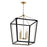 Kichler Delvin 31.75" 4 Light Foyer Pendant, Bronze/Black/Clear