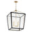 Kichler Delvin 31.75" 4 Light Foyer Pendant, Bronze/Black/Clear