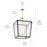 Kichler Delvin 31.75" 4 Light Foyer Pendant, Bronze/Black/Clear