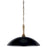 Kichler Delarosa 20" 1 Light Pendant, Black/Champagne Bronze