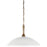 Kichler Delarosa 20" 1 Light Pendant, White/Champagne Bronze