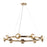 Kichler Palta 34.5" 9 Light Chandelier, Champagne Bronze