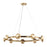 Kichler Palta 34.5" 9 Light Chandelier, Champagne Bronze