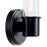 Kichler Aviv 13" 1 Light Wall Sconce, Black/Clear Glass