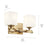 Kichler Marette 2 Light Bath Light, Bronze/Satin Etched Cased Opal