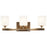 Kichler Marette 3 Light Bath Light, Bronze/Satin Etched Cased Opal