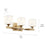 Kichler Marette 3 Light Bath Light, Bronze/Satin Etched Cased Opal