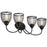 Kichler Voclain 32" 4 Light Vanity Light with Mesh Shade, Black - 55044BK