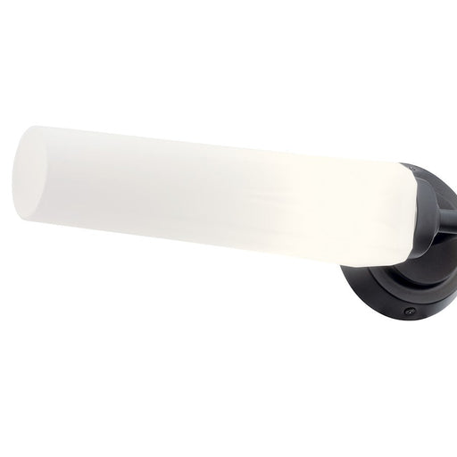 Kichler Truby 2 Light Bath Light, Satin Etched Cased Opal