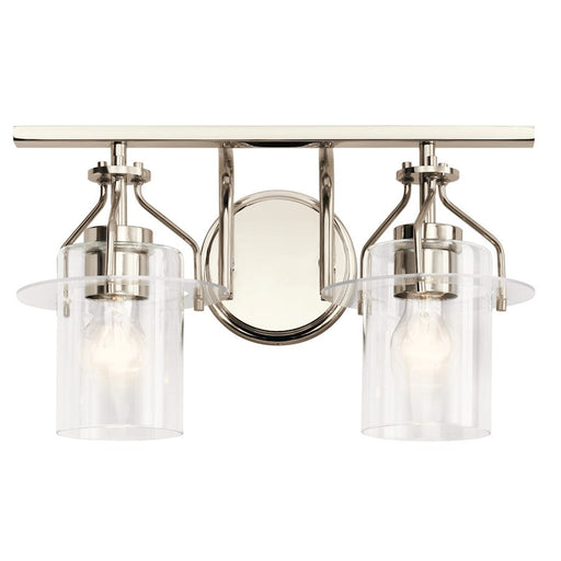 Kichler Everett 2 Light Bath, Polished Nickel - 55078PN