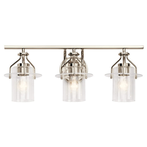 Kichler Everett 3 Light Bath, Polished Nickel - 55079PN