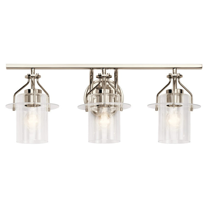 Kichler Everett 3 Light Bath, Polished Nickel - 55079PN