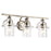 Kichler Everett 3 Light Bath, Polished Nickel