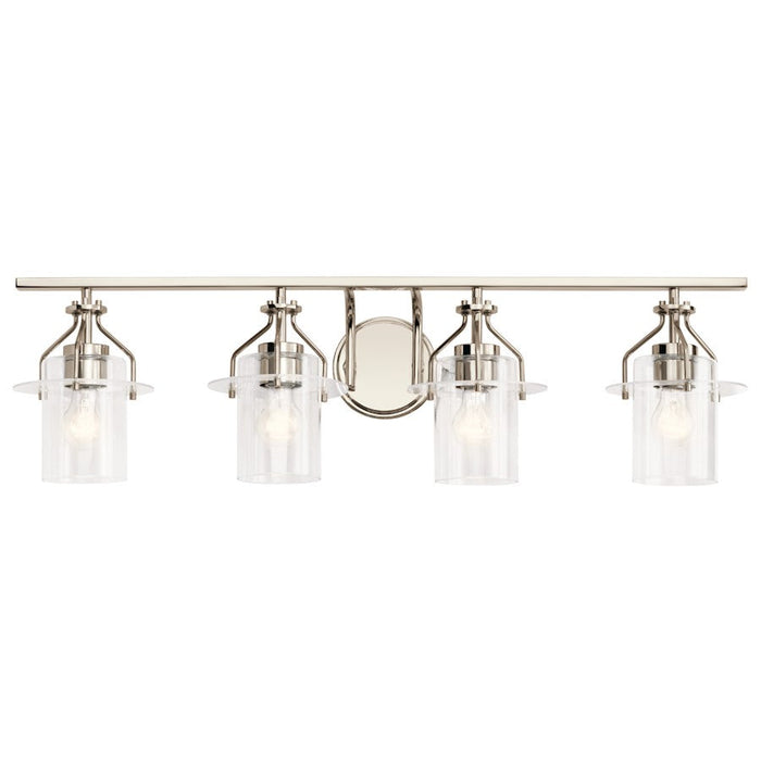 Kichler Everett 4 Light Bath, Polished Nickel - 55080PN