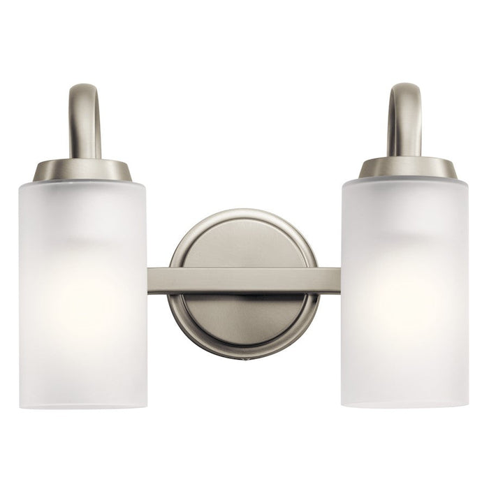 Kichler Kennewick 2 Light Bath, Brushed Nickel - 55086NI