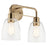 Kichler Meller 2 Light Bath Light, Champagne Bronze/Clear - 55101CPZ