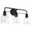 Kichler Meller 3 Light Bath, Black - 55102BK