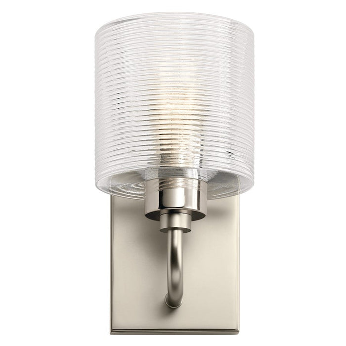 Kichler Harvan 1 Light Wall Sconce, Satin Nickel - 55105SN