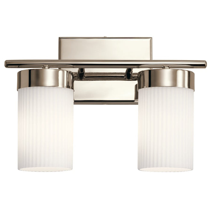 Kichler Ciona 2 Light Bath, Polished Nickel - 55111PN