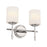 Kichler Ali 2 Light Bath Vanity, Polished Nickel/Etched Cased Opal - 55141PN