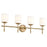 Kichler Ali 4 Light Bath Vanity, Natural Brass/Etched Cased Opal - 55143BNB