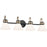 Kichler Farum 34" 4 Light Vanity, Black/Champagne Bronze/Opal Glass - 55156BK