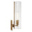 Kichler Jemsa 14" 1 Light Wall Sconce, Bronze/Clear Fluted