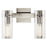 Kichler Jemsa 13.75" 2 Light Vanity, Brushed Nickel/Clear Fluted