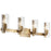 Kichler Jemsa 32" 4 Light Vanity, Bronze/Clear Fluted